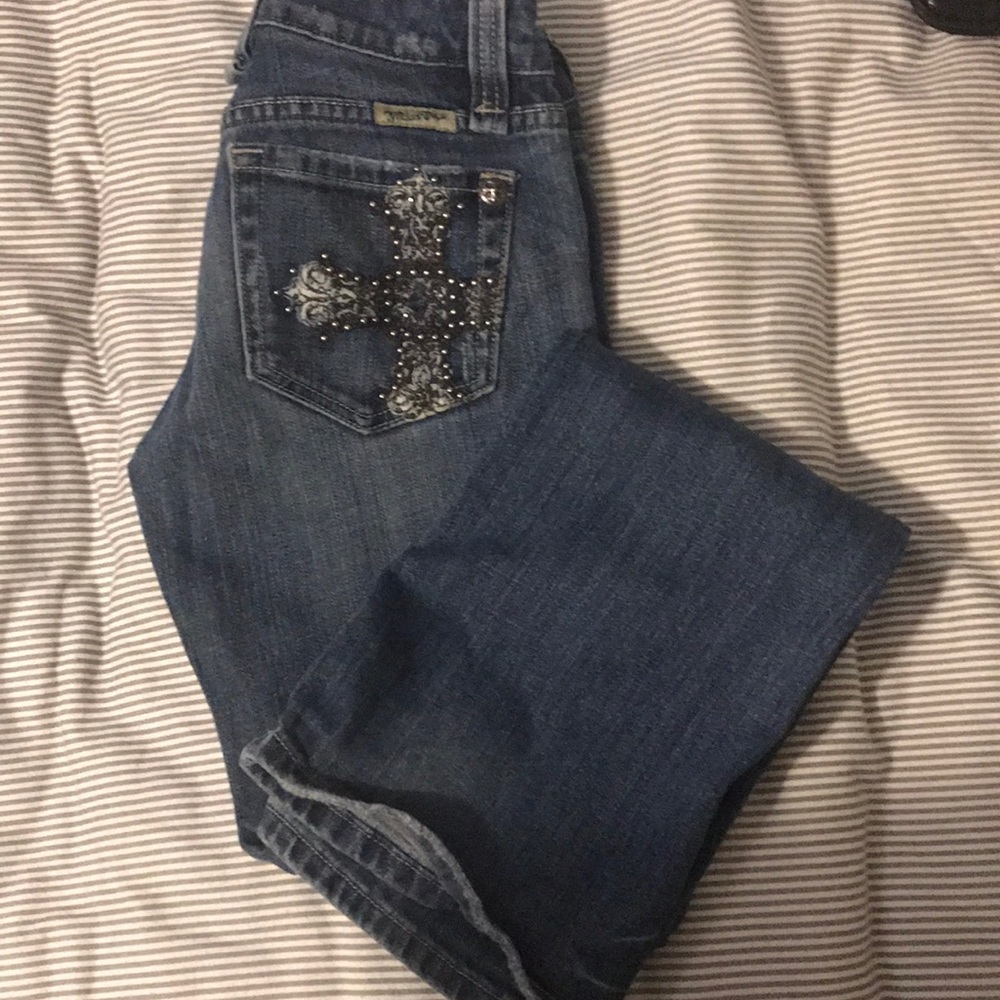 Miss Me jeans with embellished pocket Bootcut
